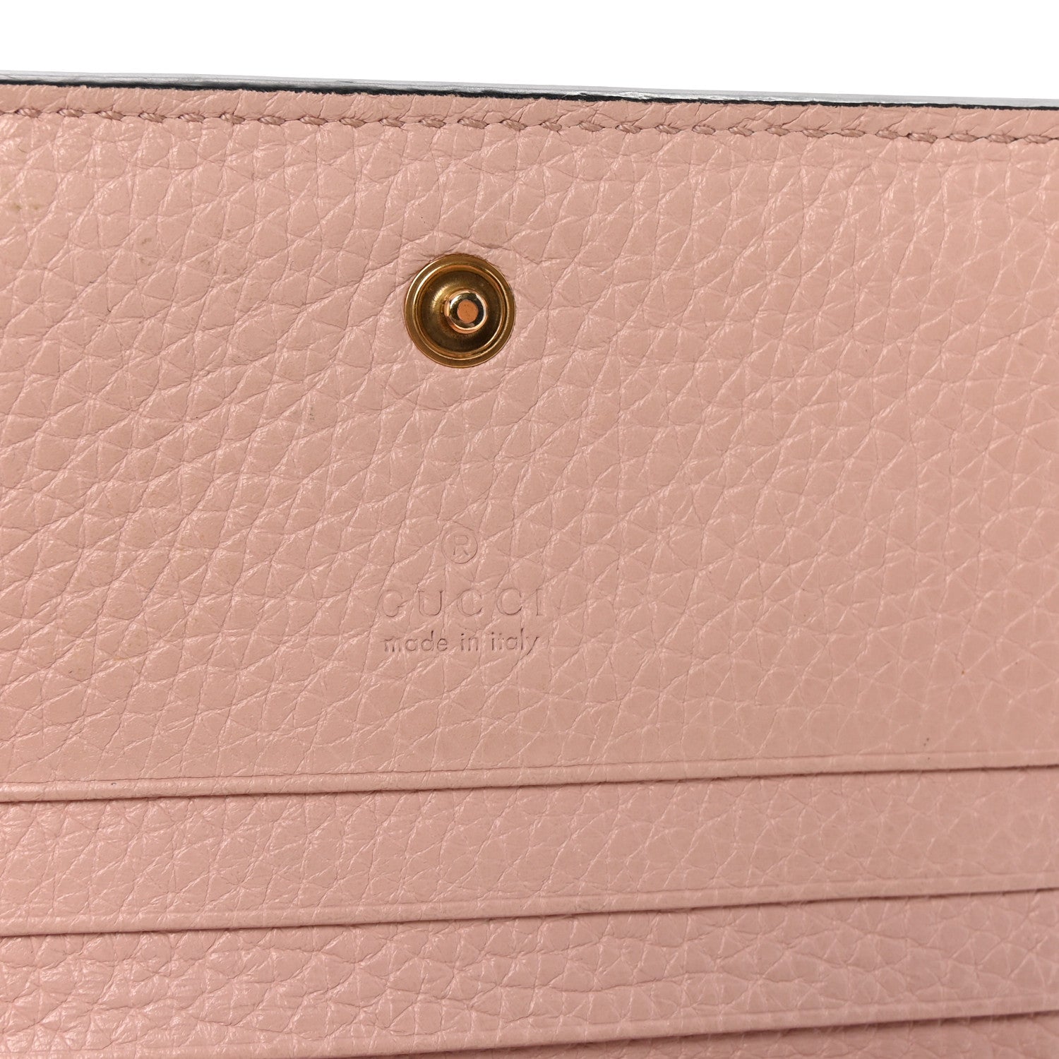 Gucci Cellarius Calfskin Blind for Love Card Case Wallet Perfect Pink 6 of 7
