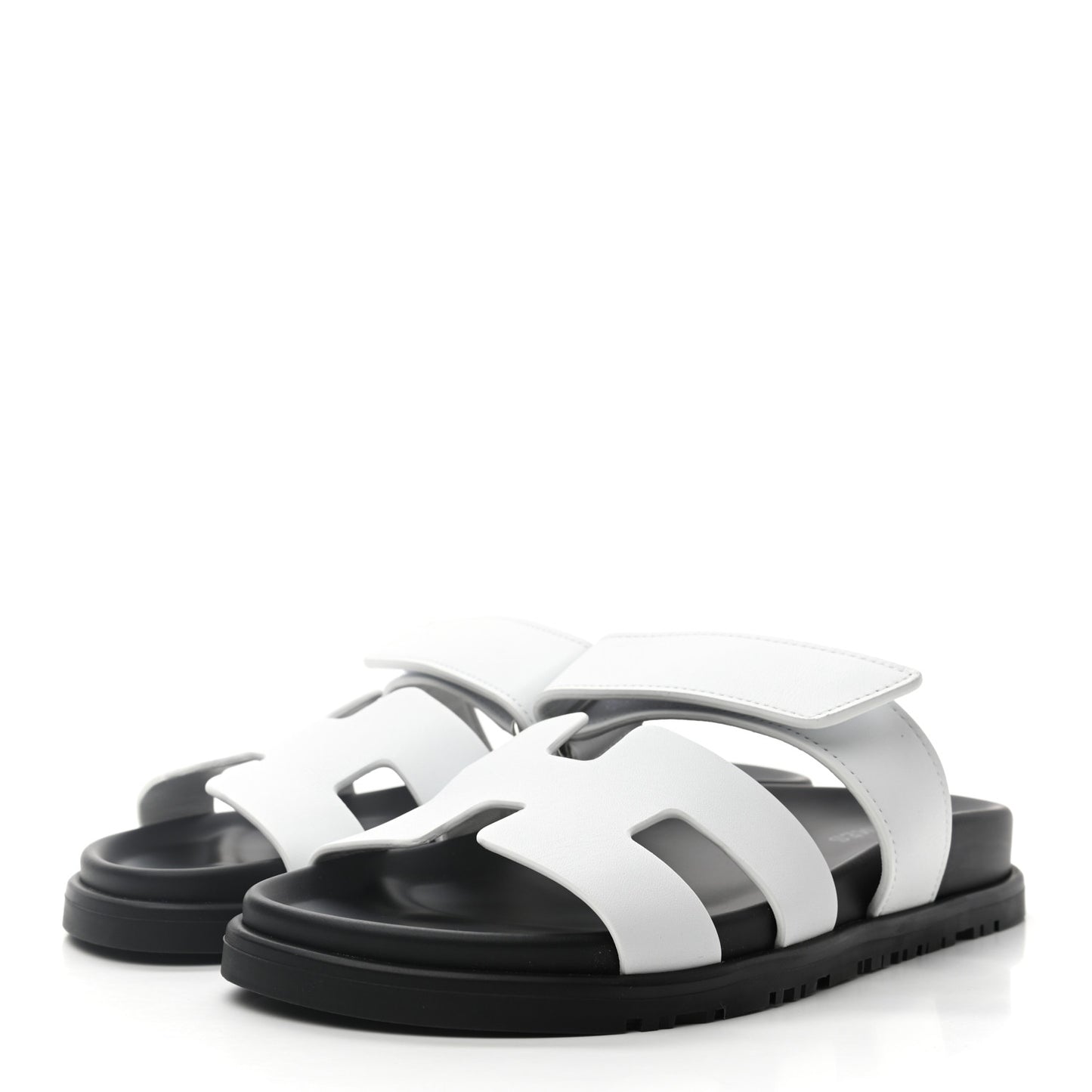Calfskin Womens Chypre Sandals 36 White
