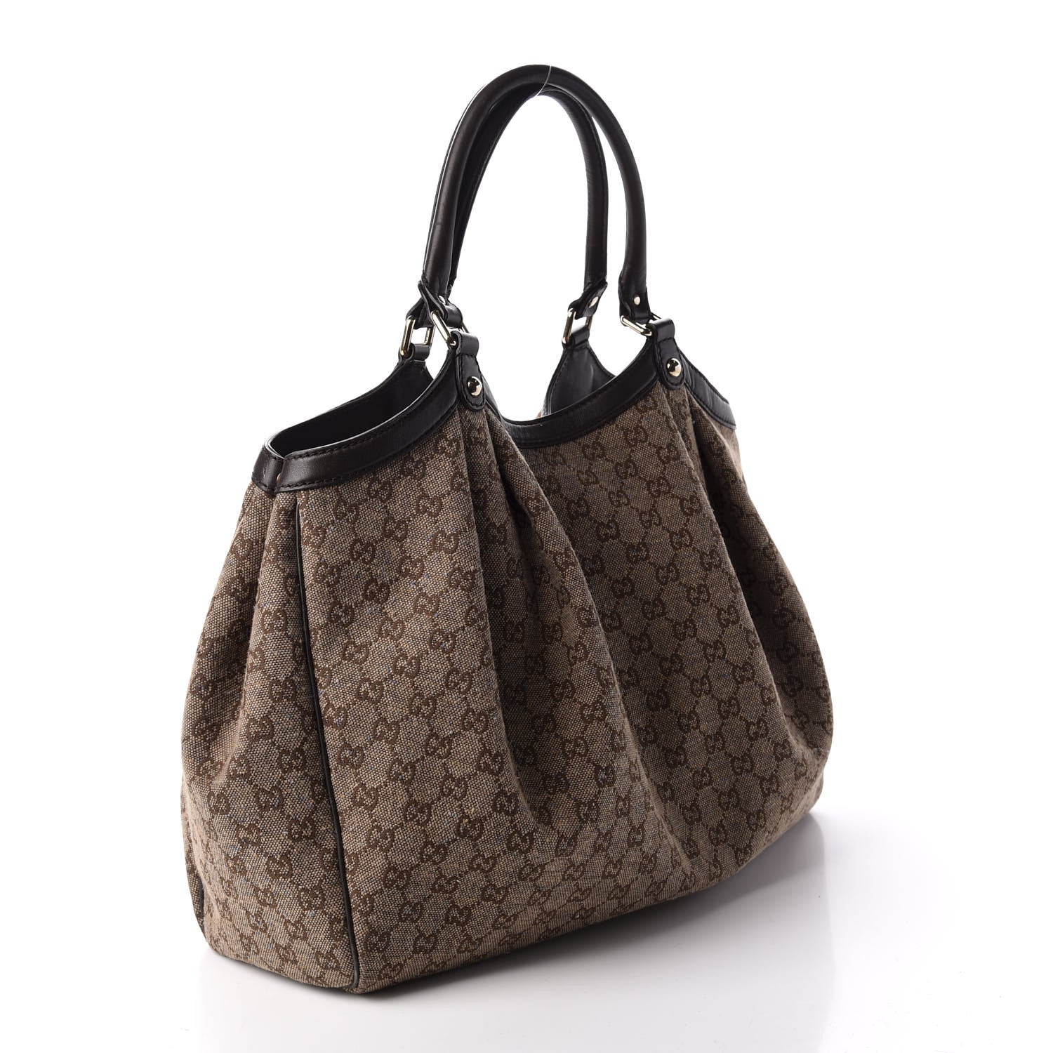 Gucci Monogram Large Sukey Tote Dark Brown 3 of 13