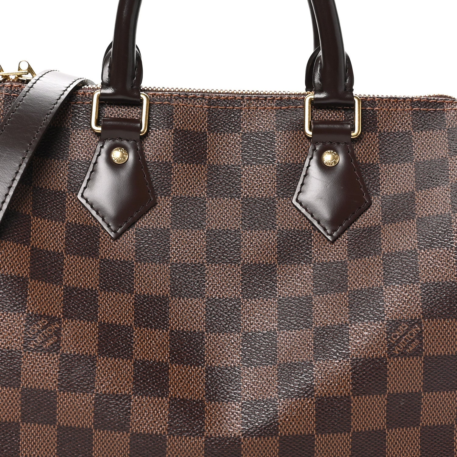 Louis Vuitton Damier Ebene Speedy Bandouliere 25 7 of 9