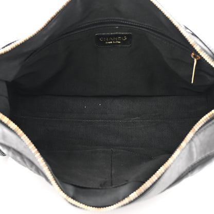 Chanel Lambskin Quilted Medium Chocolate Bar Shoulder Bag Black 5 of 11