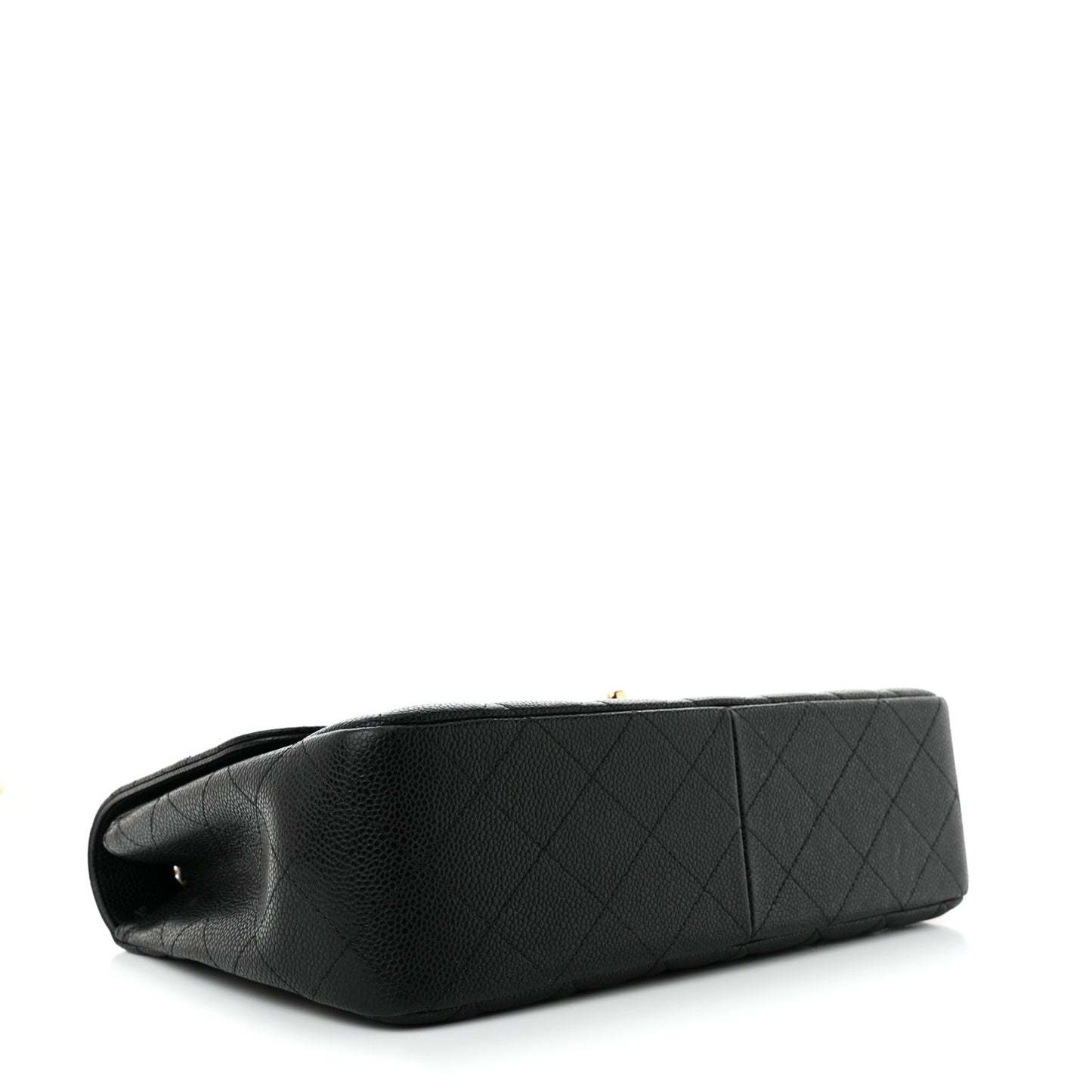Caviar Quilted Jumbo Single Flap Black