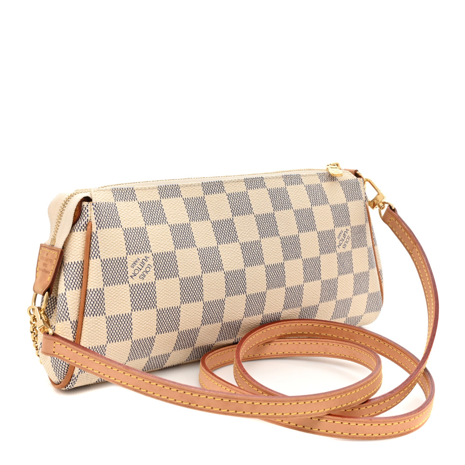 Louis Vuitton Damier Azur Eva Clutch 3 of 12