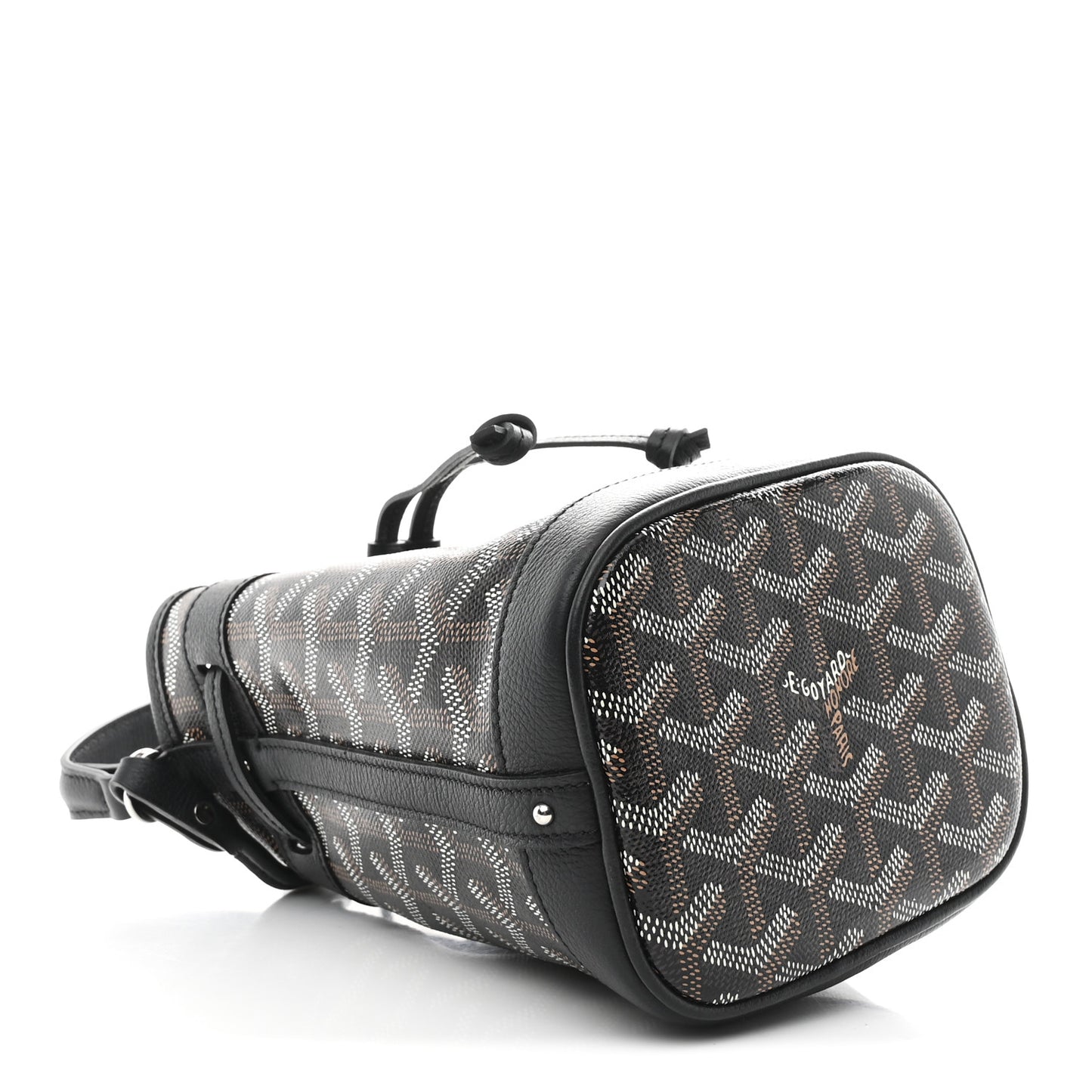 Goyardine Petit Flot Mini Bucket Bag Black
