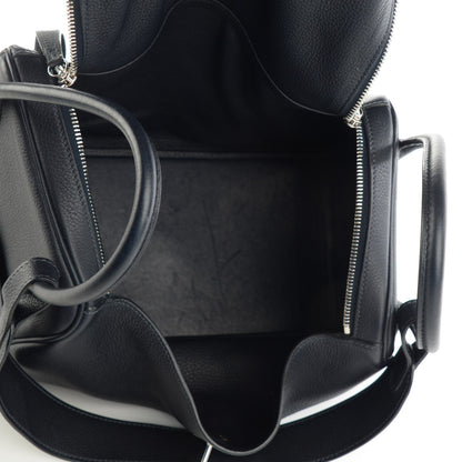 Hermes Taurillon Clemence Lindy 34 Indigo 5 of 9