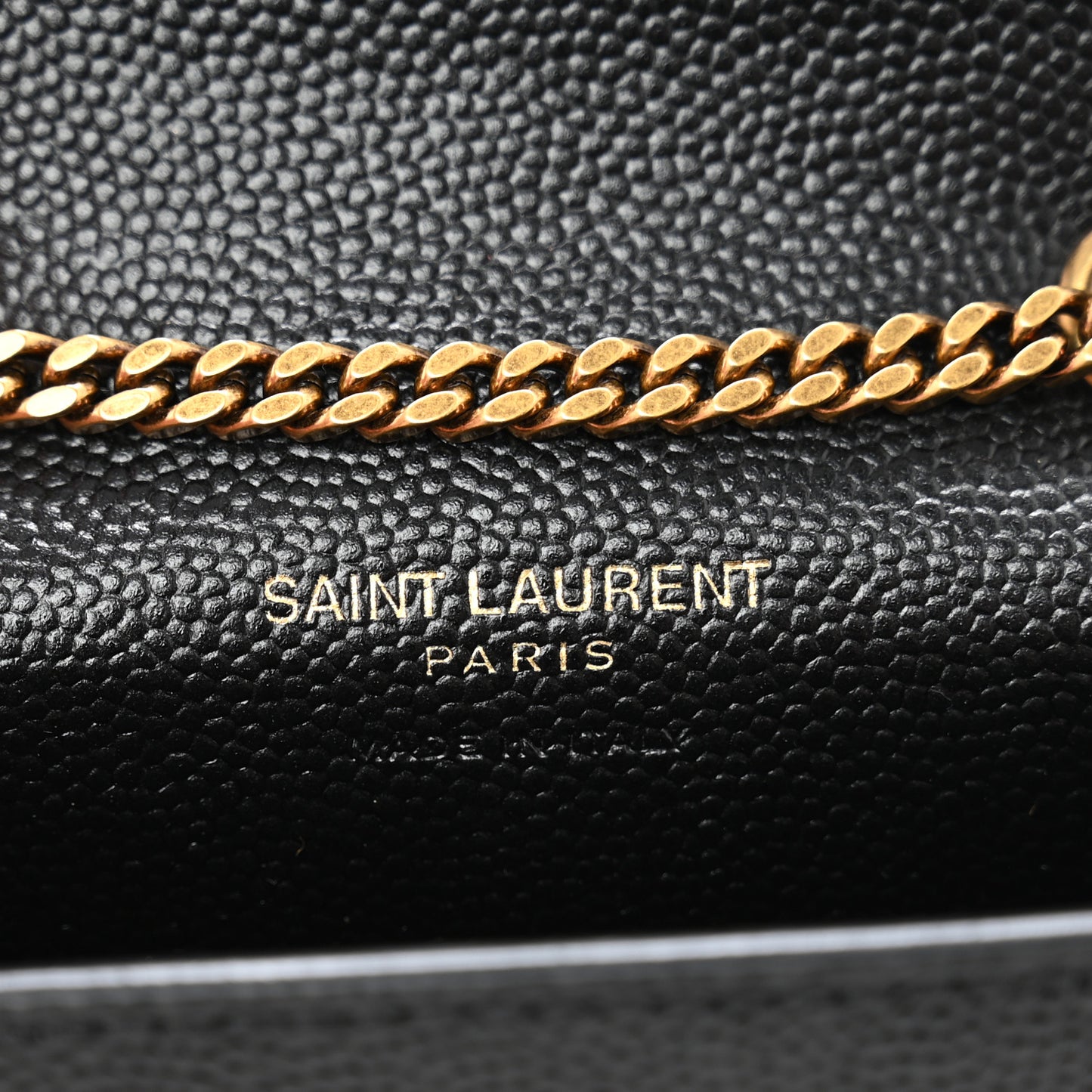 Grain De Poudre Micro Classic Monogram Kate Tassel Airpods Bag Black