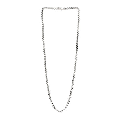 David Yurman Sterling Silver 5.2mm Box Chain Necklace 25.75" 3 of 4