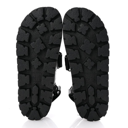 Prada Nappa Quilted Padded Slingback Sandals 39 Black 6 of 10
