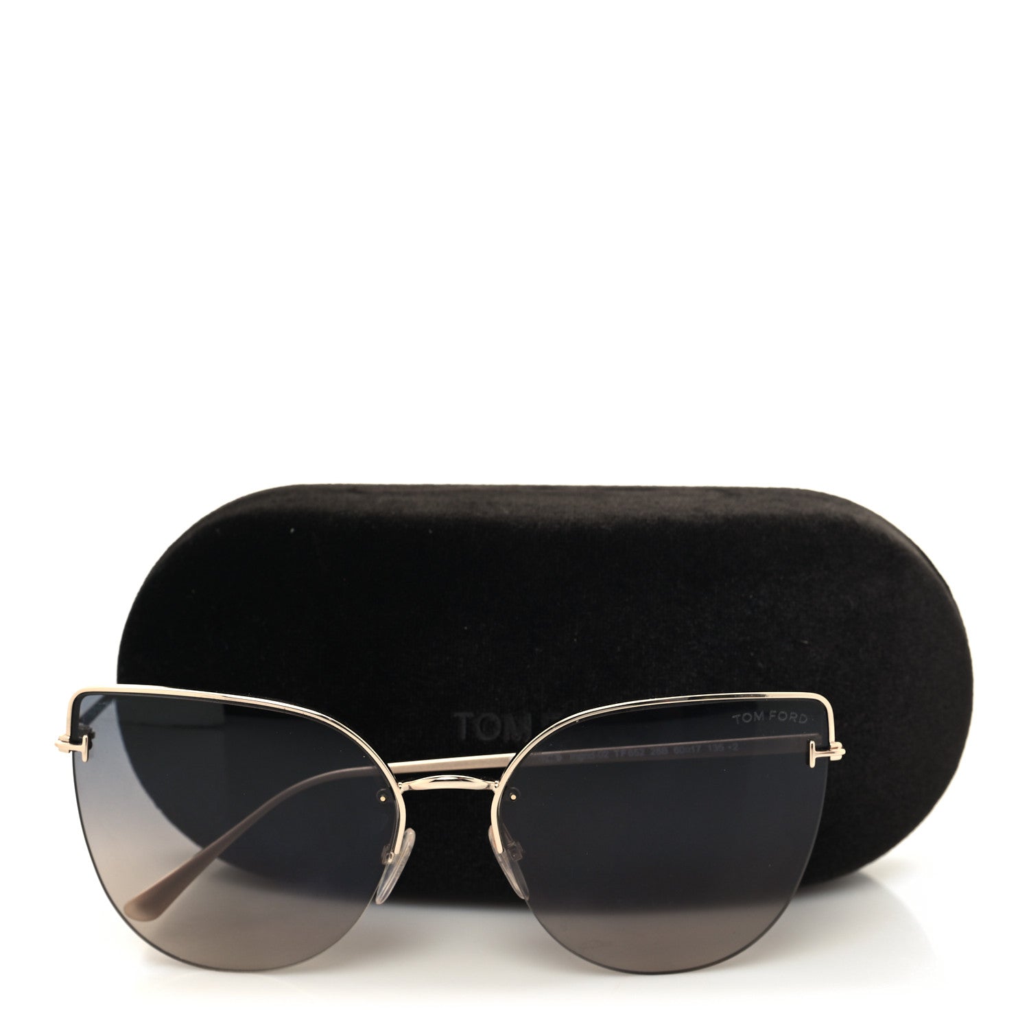 Tom Ford Ingrid Sunglasses TF652 Gold 9 of 9
