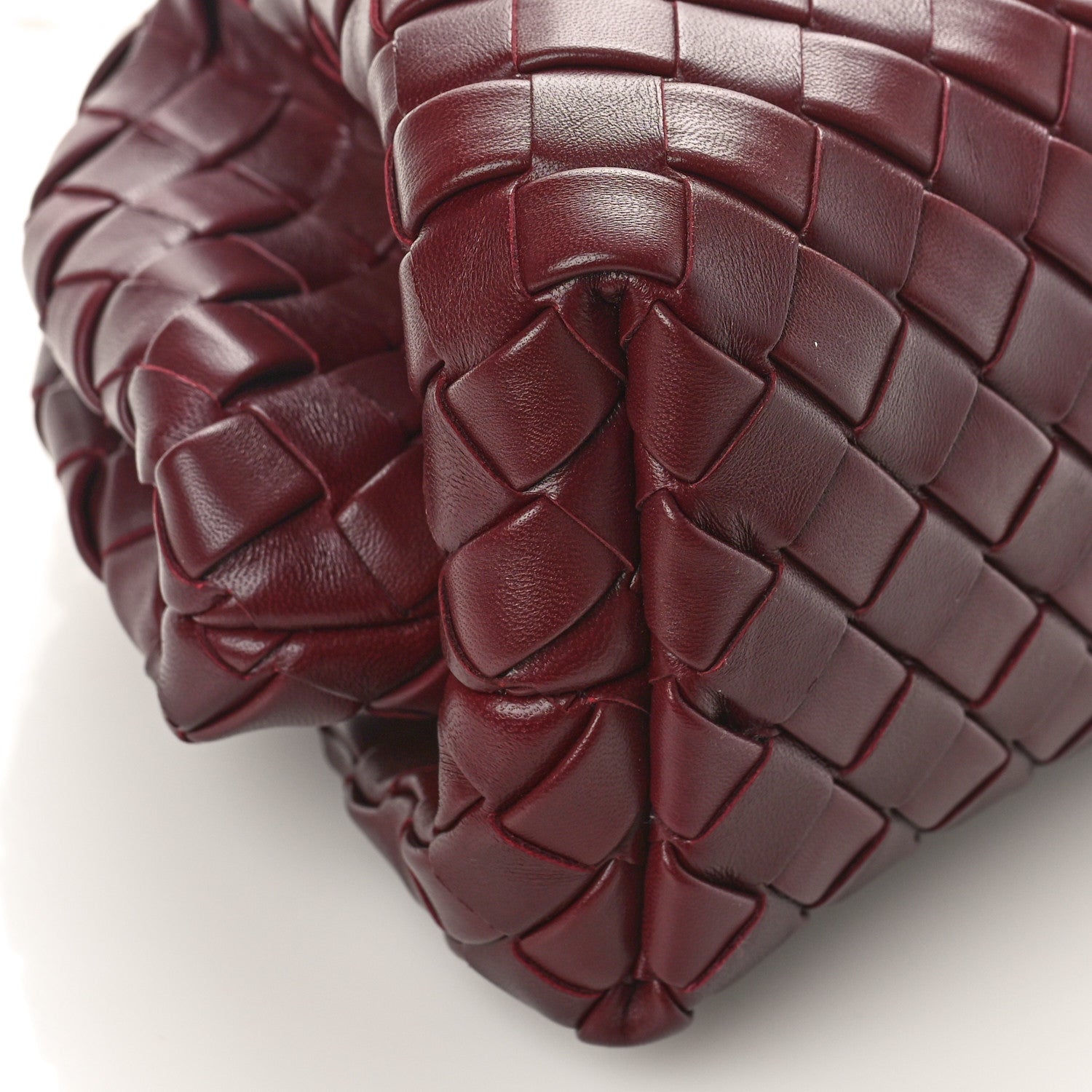 Bottega Veneta Nappa Intrecciato Teen The Lauren 1980 Clutch With Chain Barolo 7 of 8