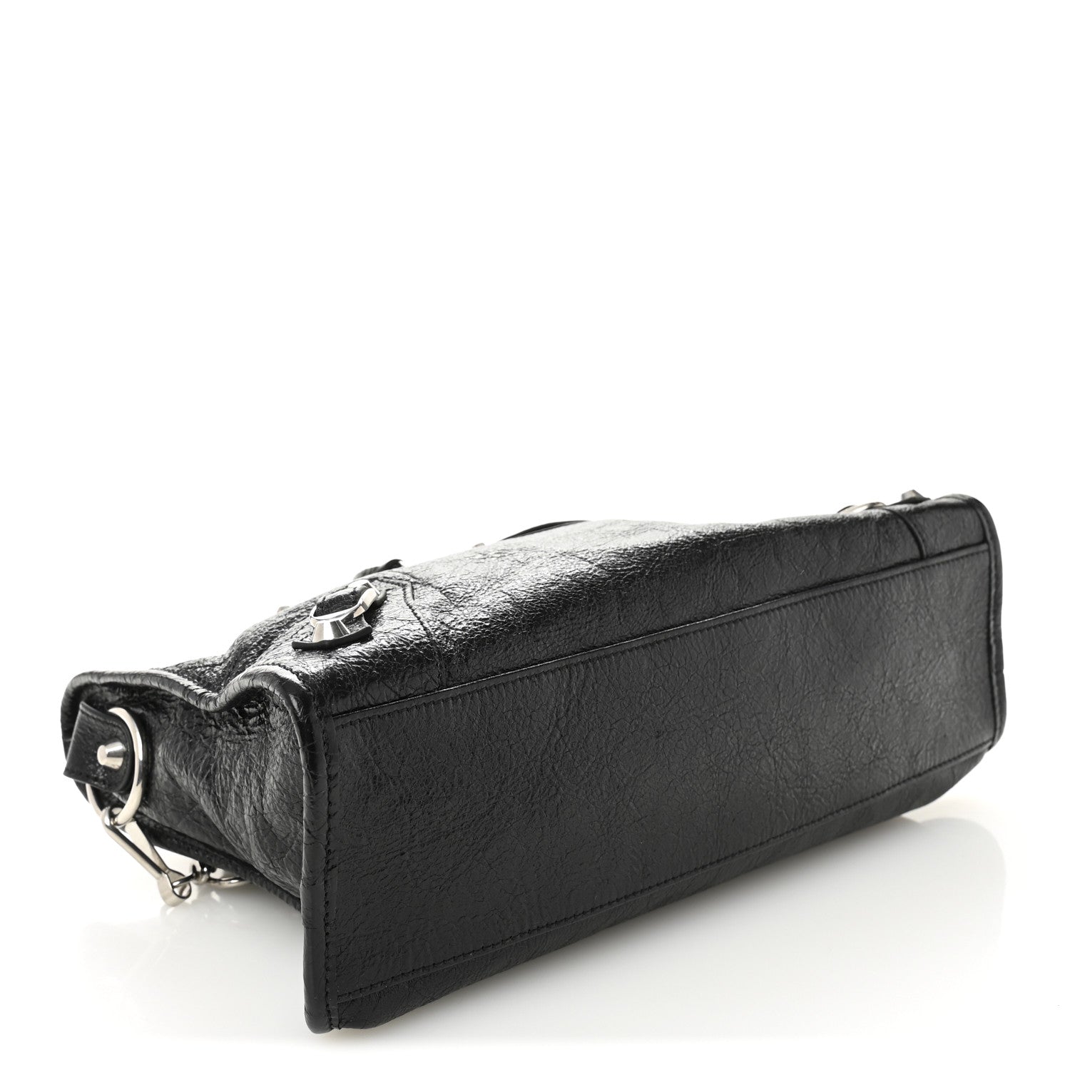 Balenciaga Agneau Arena Silver Hardware Small Le City Black 4 of 10