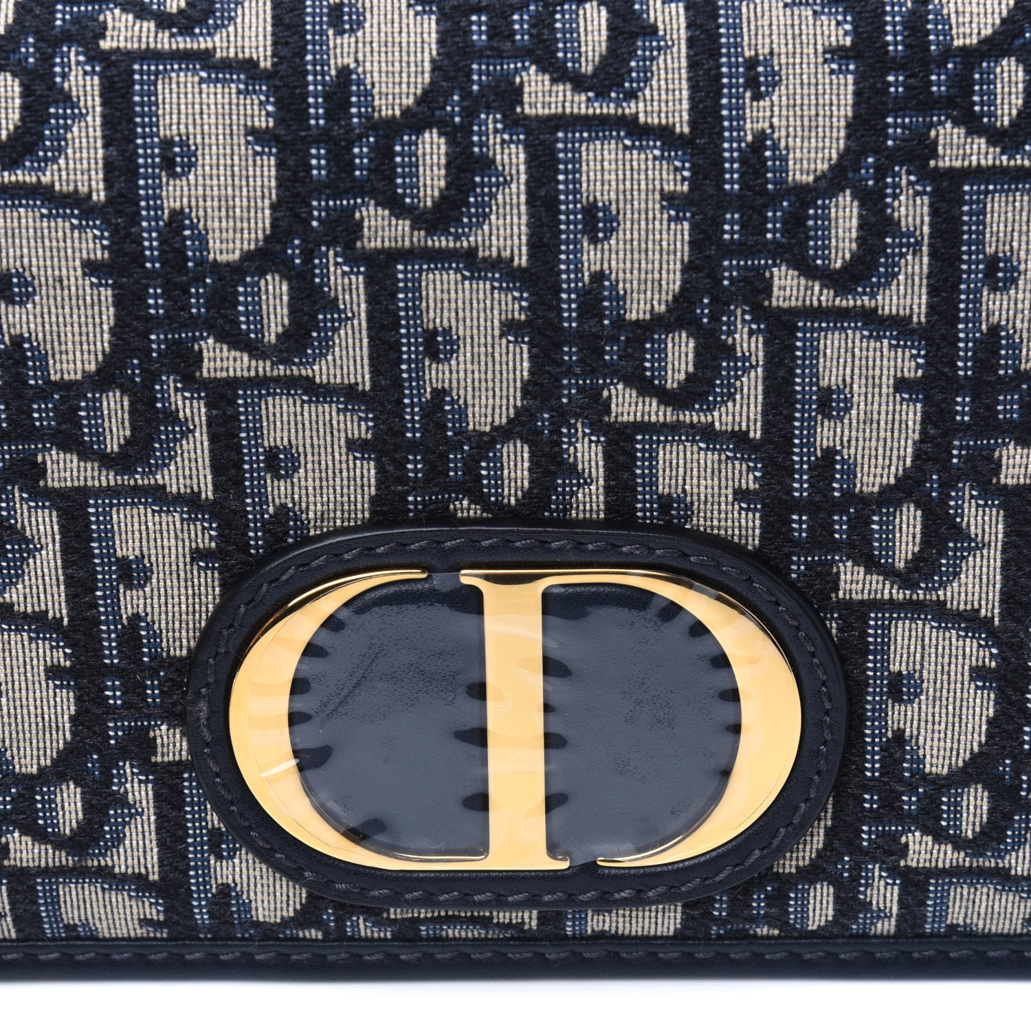 Christian Dior Oblique 30 Montaigne 2-In-1 Pouch Blue 4 of 4