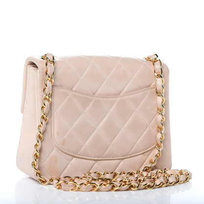 Chanel Lambskin Quilted Mini Square Flap Beige 3 of 21
