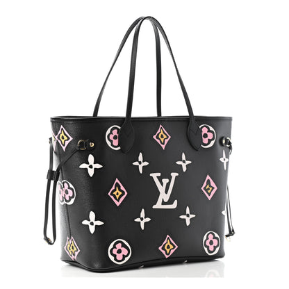 Louis Vuitton Monogram Giant Wild At Heart Neverfull MM Black 2 of 5