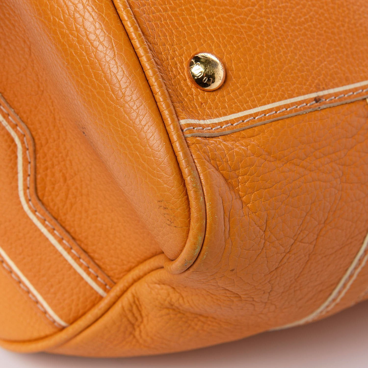 Louis Vuitton Tobago Calfskin Carryall Yellow 16 of 20