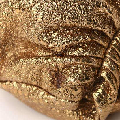 Chanel Metallic Crackled Calfskin Monte Carlo Clutch Gold 10 of 11