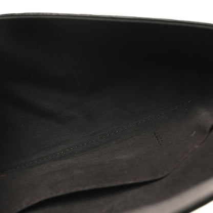 Fendi Vitello Soft F is Fendi Bi-Color FF 1974 Embossed Envelope Wallet On Chain with Pouches Maya Black 6 of 12