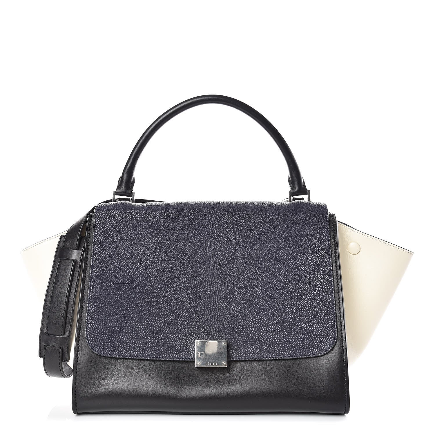 Celine Calfskin Medium Tri-Color Trapeze 1 of 12