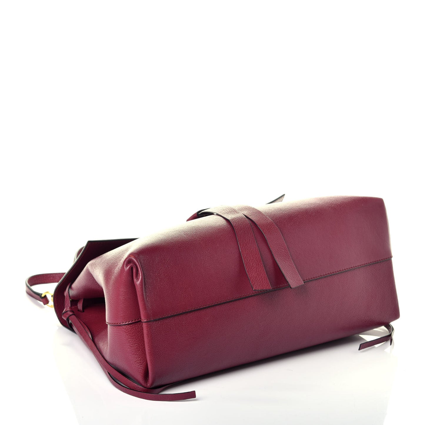 Grainy Calfskin VRing Shoulder Bag Cerise