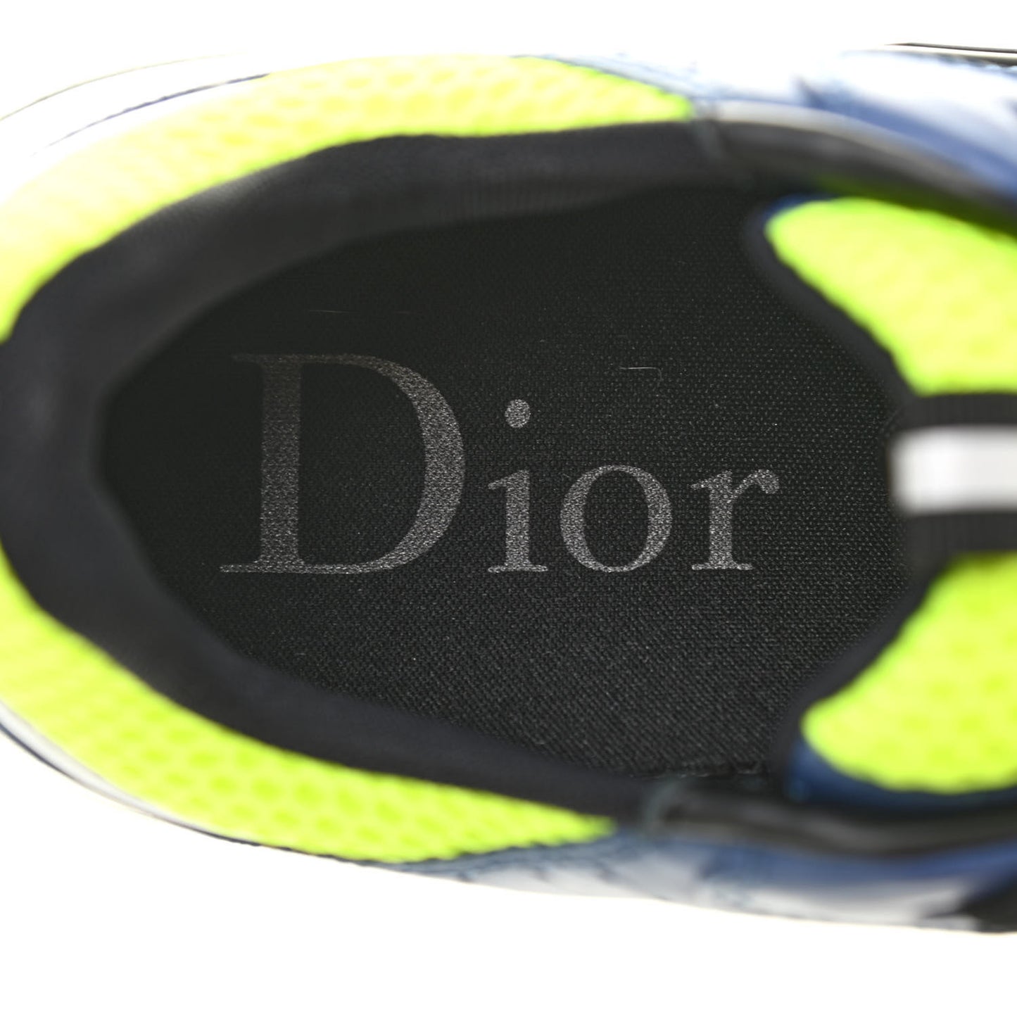 Technical Mesh Calfskin Mens B22 Sneakers 39.5 Blue Beige