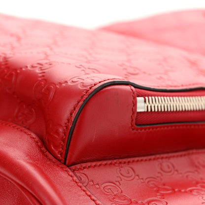 Gucci Guccissima Signature Day Backpack Hibiscus Red 18 of 19