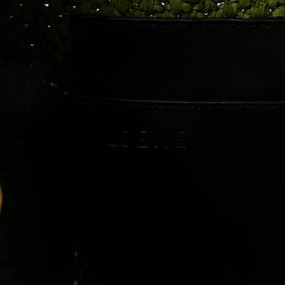 Loewe X PAULA'S IBIZA Raffia Font Tote Green 6 of 9