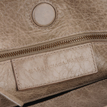 Balenciaga Agneau Classic Hardware Large Sunday Tote Papyrus 6 of 8