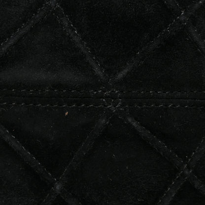 Chanel Suede Stitched Hobo Black 16 of 19