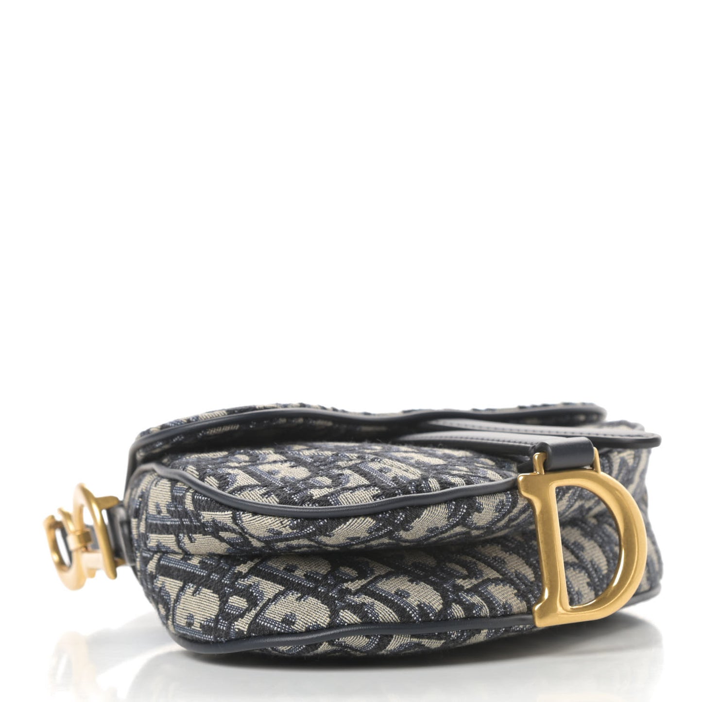 Oblique Mini Saddle Bag Blue