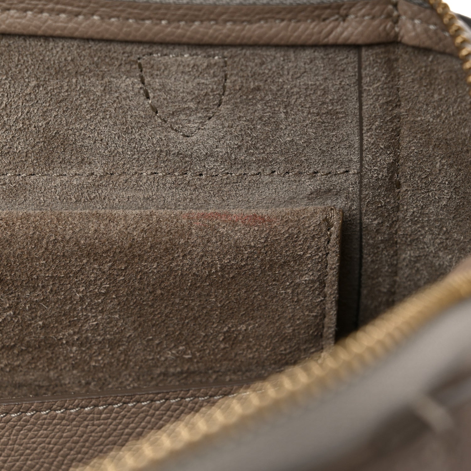 Celine Grained Calfskin Micro Belt Bag Beige 10 of 11