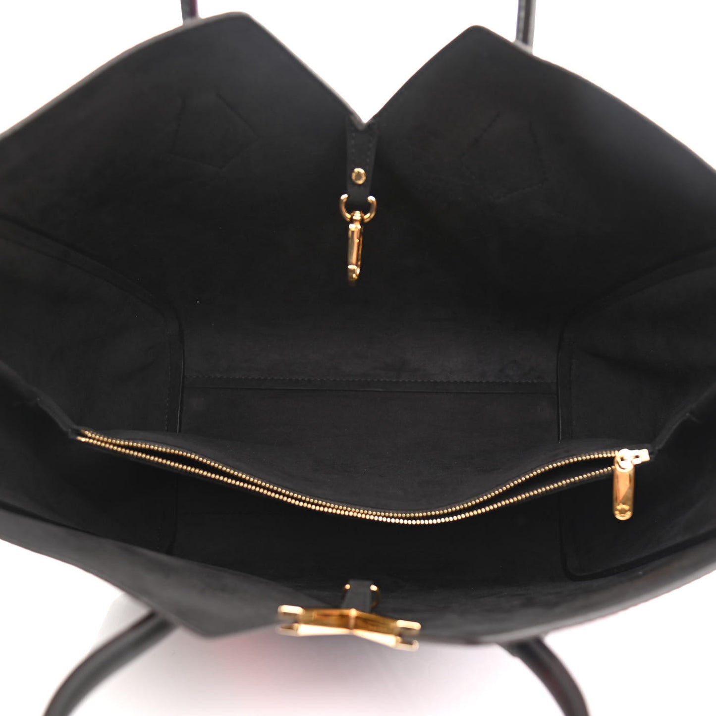 Calfskin Monogram Kimono Tote MM Rouge Navy