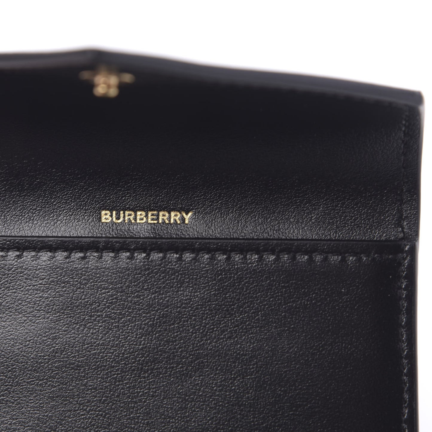 Lambskin Quilted Check Folding Wallet Black