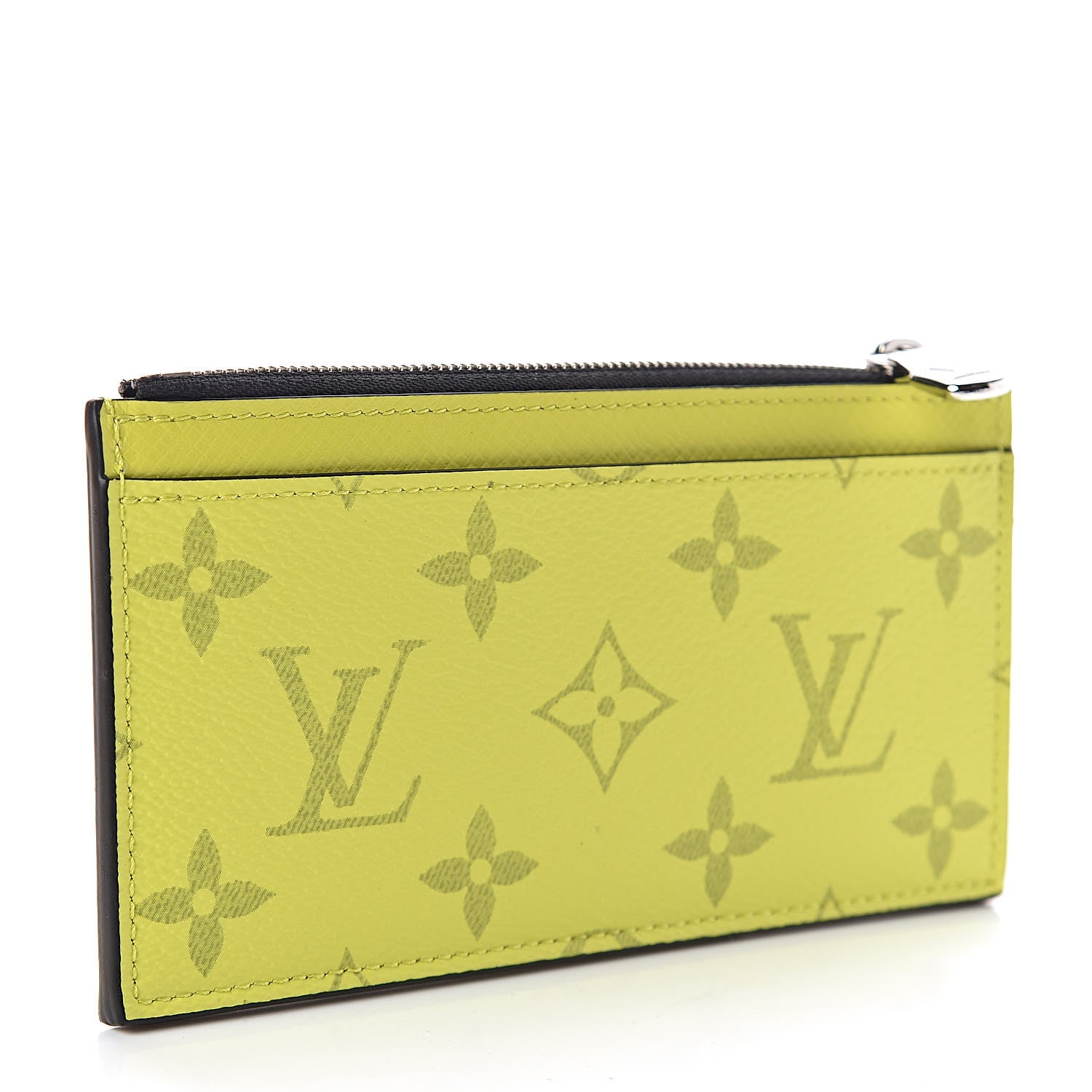 Louis Vuitton Monogram Taiga Coin Card Holder Yellow 3 of 7