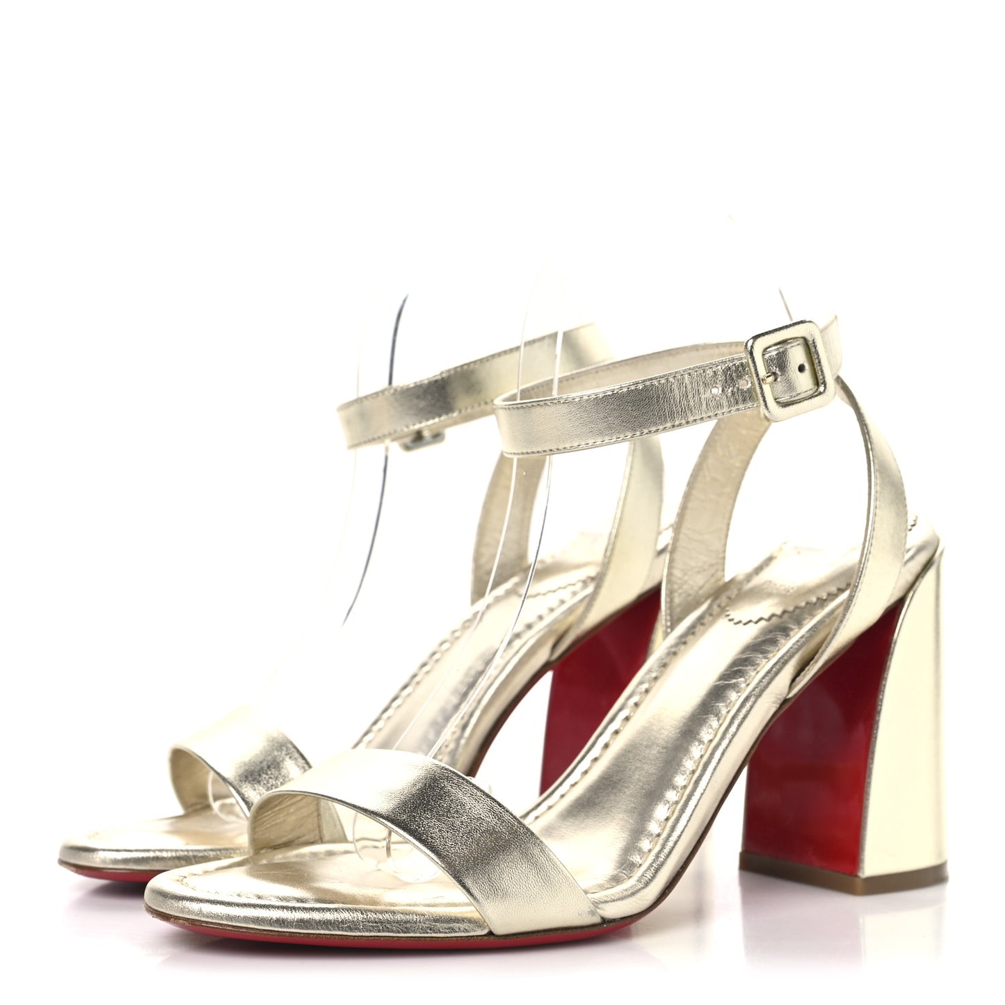 Kid Laminato Miss Sabina 85 Sandals 41 Platine