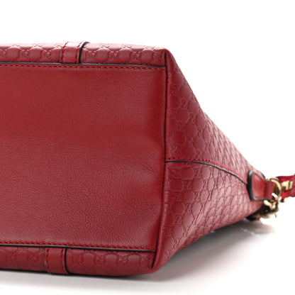 Gucci Soft Microguccissima Dome Satchel Red 9 of 11