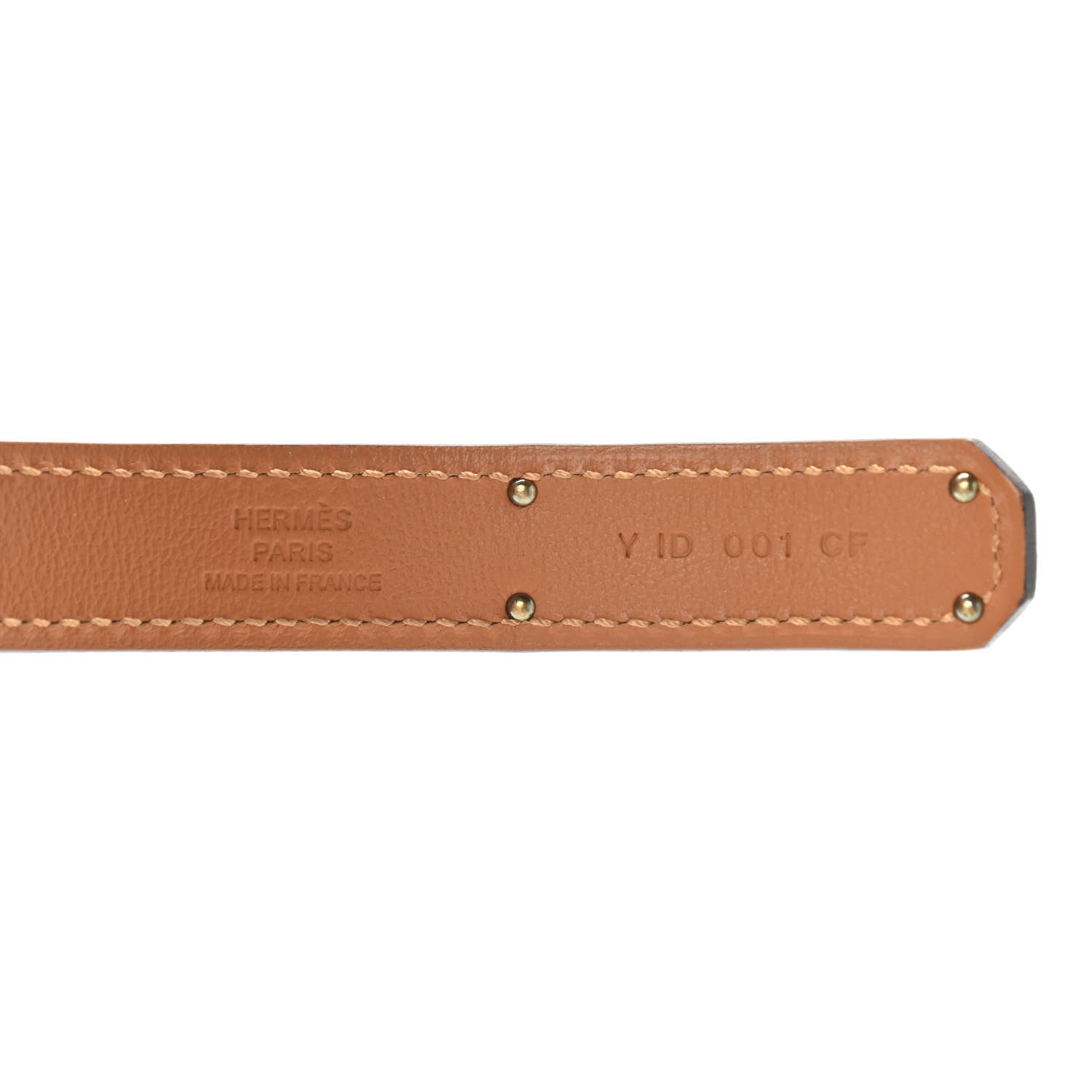 Hermes Epsom Kelly Belt Gold 5 of 5