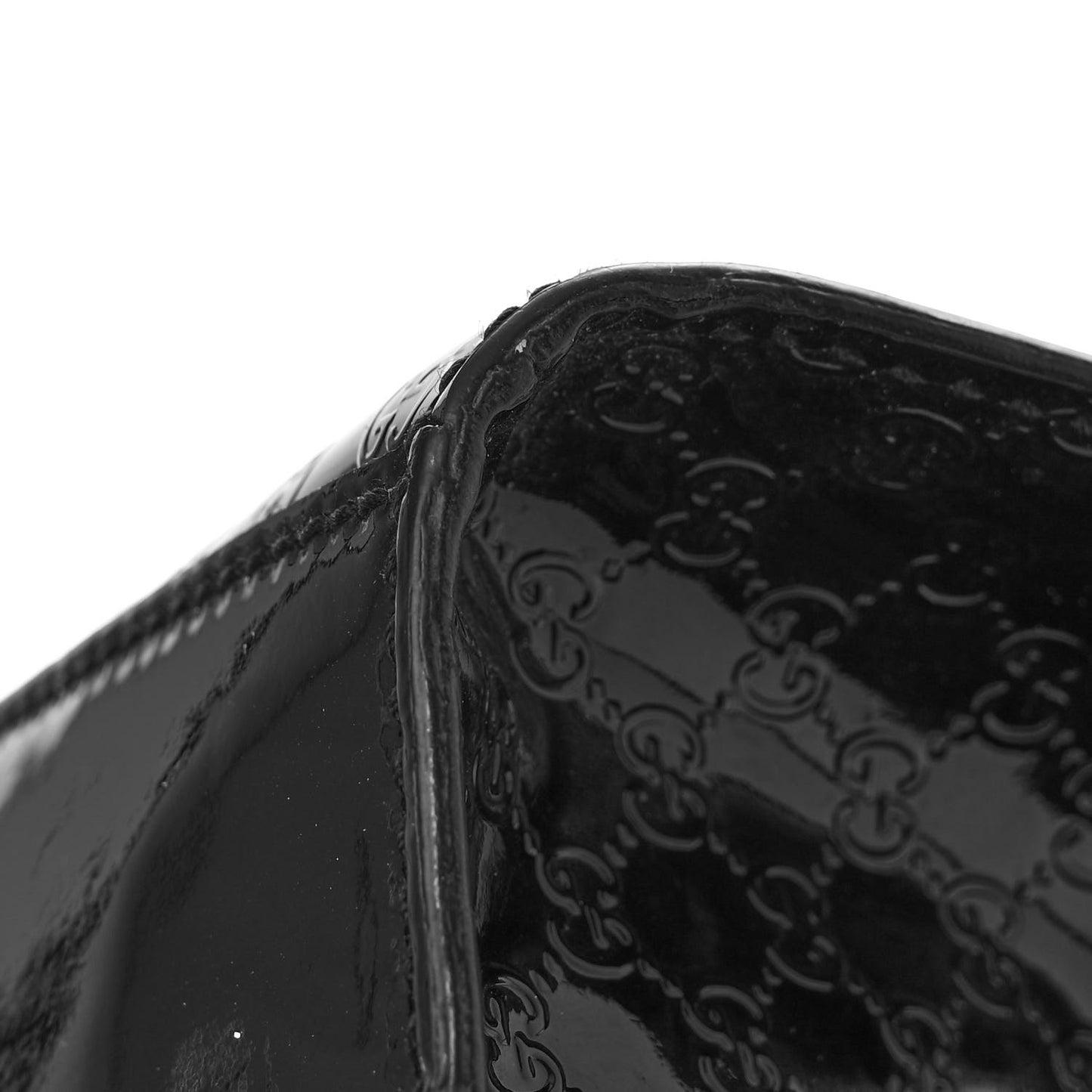 Shine Guccissima Medium Emily Chain Shoulder Bag Black