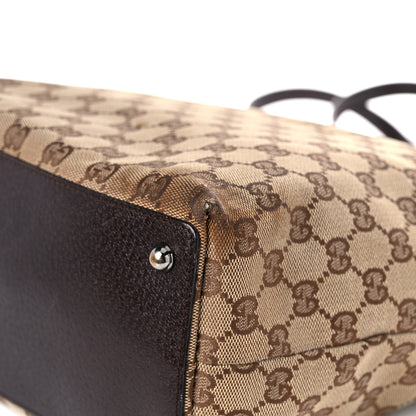 Gucci Monogram Large Eclipse Tote Brown 11 of 23