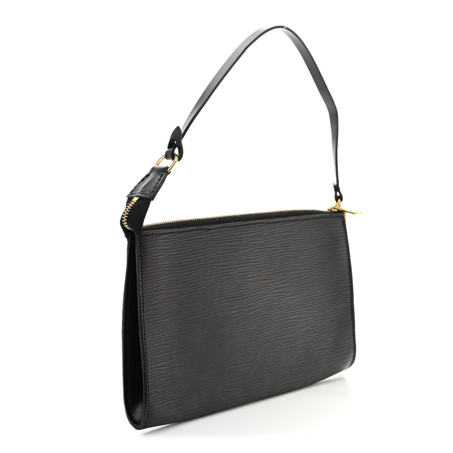 Louis Vuitton Epi Pochette Accessories 24 Black 3 of 10