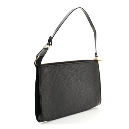 Louis Vuitton Epi Pochette Accessories 24 Black 3 of 10