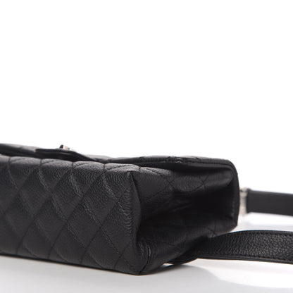 Chanel Grained Calfskin Quilted 2.55 Reissue Flap Belt Bag Clutch Black 7 of 10