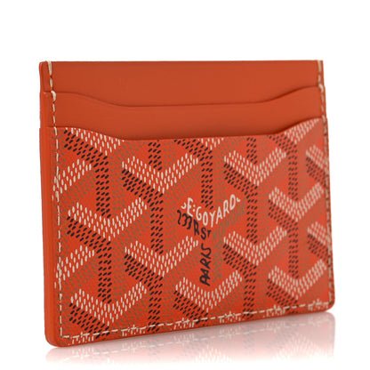 Goyard Goyardine Saint Sulpice Card Holder Orange 3 of 6
