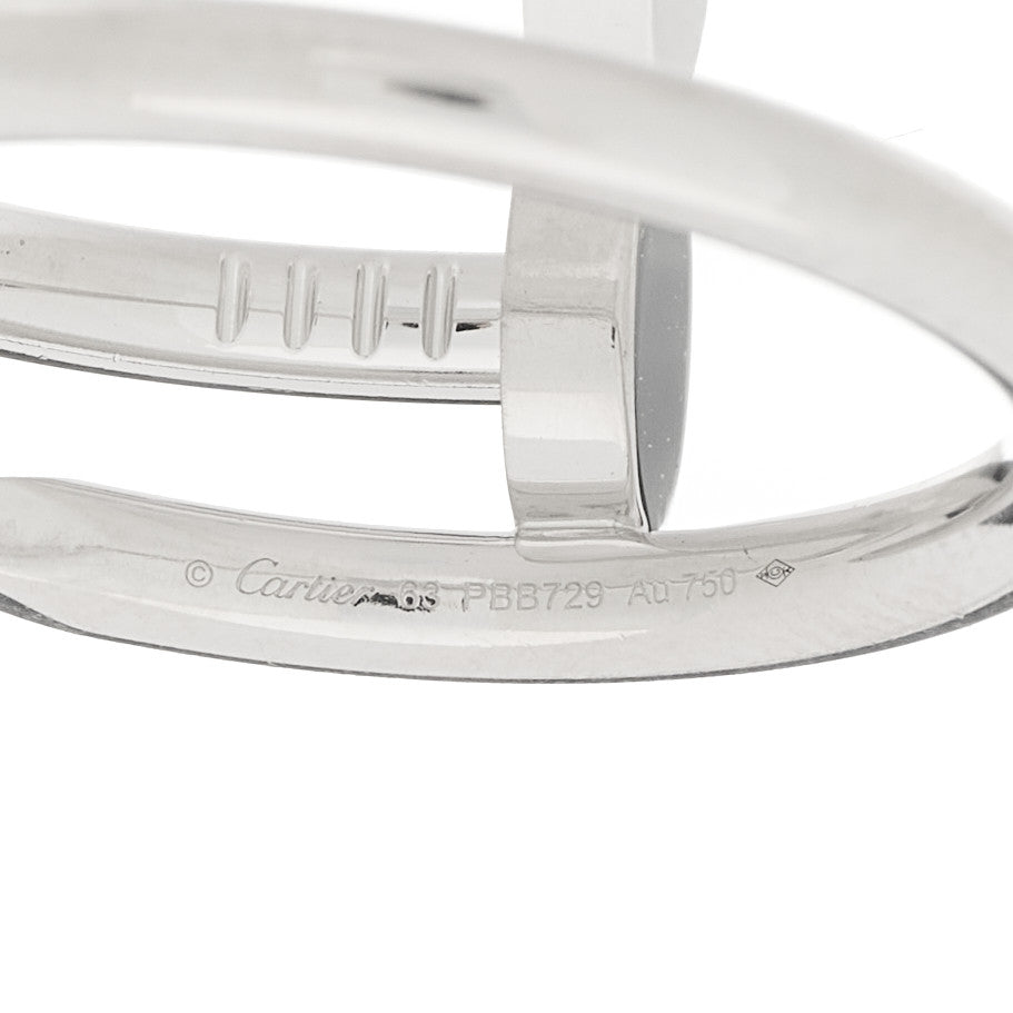 Cartier 18K White Gold Juste Un Clou Ring 63 10.5 4 of 4