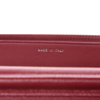 Chanel Caviar Quilted Wallet on Chain WOC Red 7 of 10
