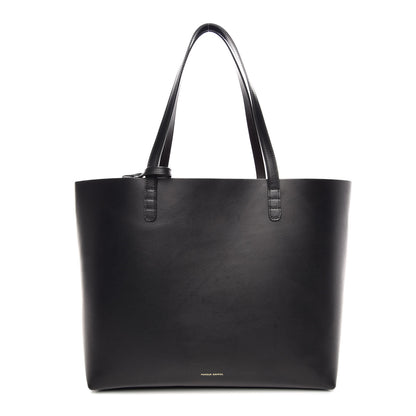 Mansur Gavriel Calfskin Large Shopping Tote Black Flamma 3 of 8