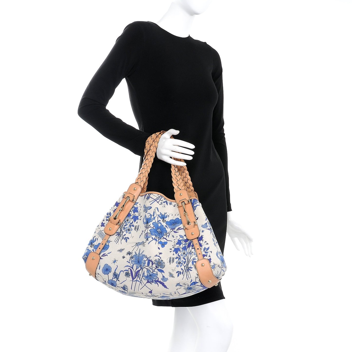 Canvas Floral Flora Medium Pelham Shoulder Bag