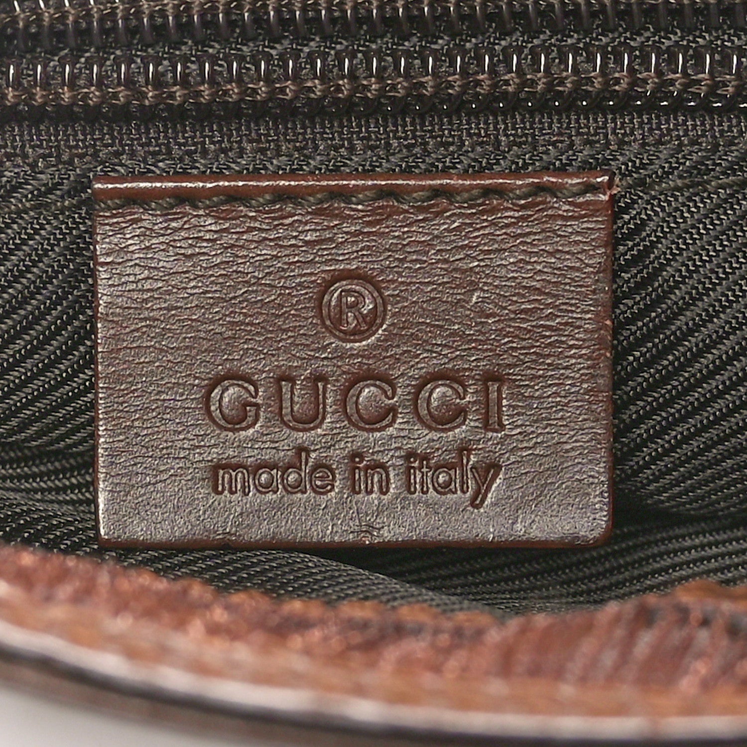 Gucci Monogram Messenger Crossbody Bag Dark Brown 6 of 10