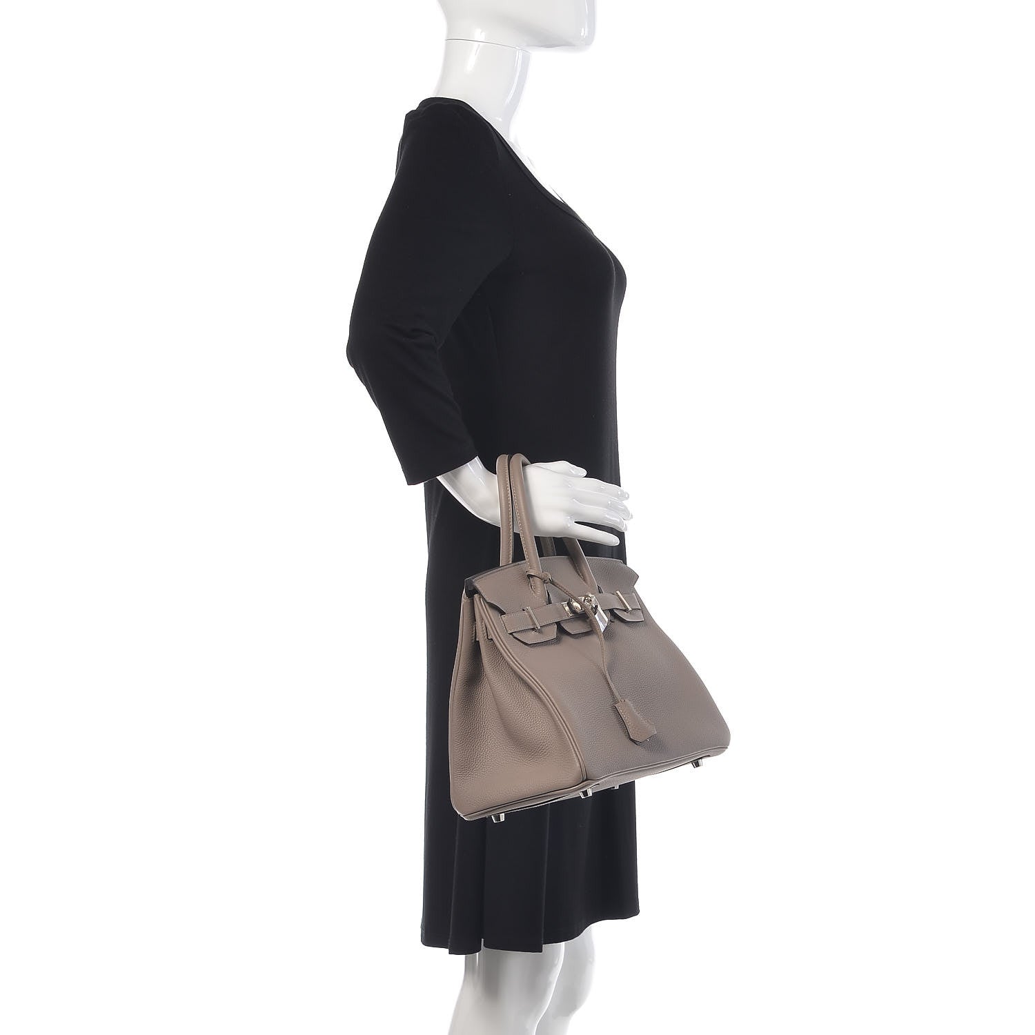 Hermes Togo Birkin 30 Gris Asphalte 2 of 31