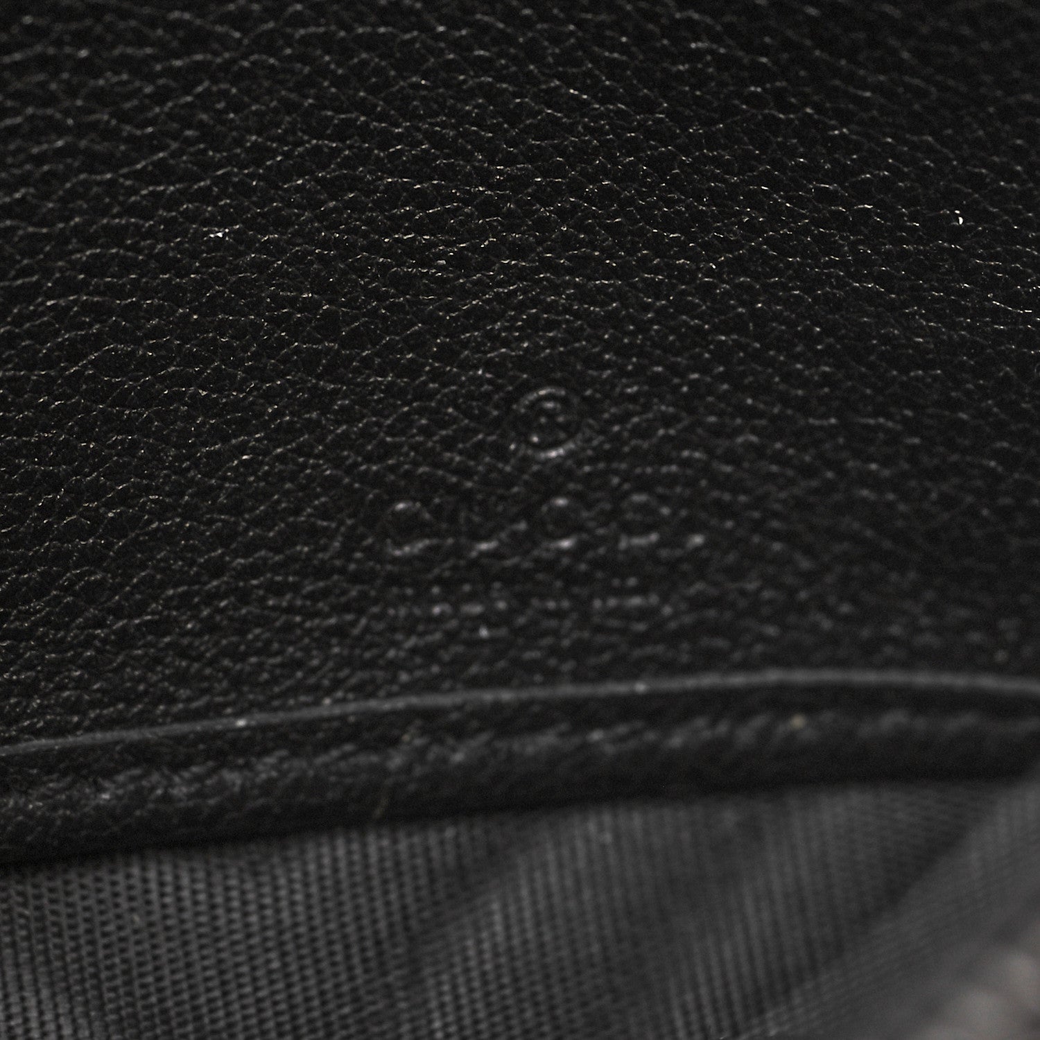 Gucci Wonka Grain Calfskin Diana Chain Wallet Black 7 of 11