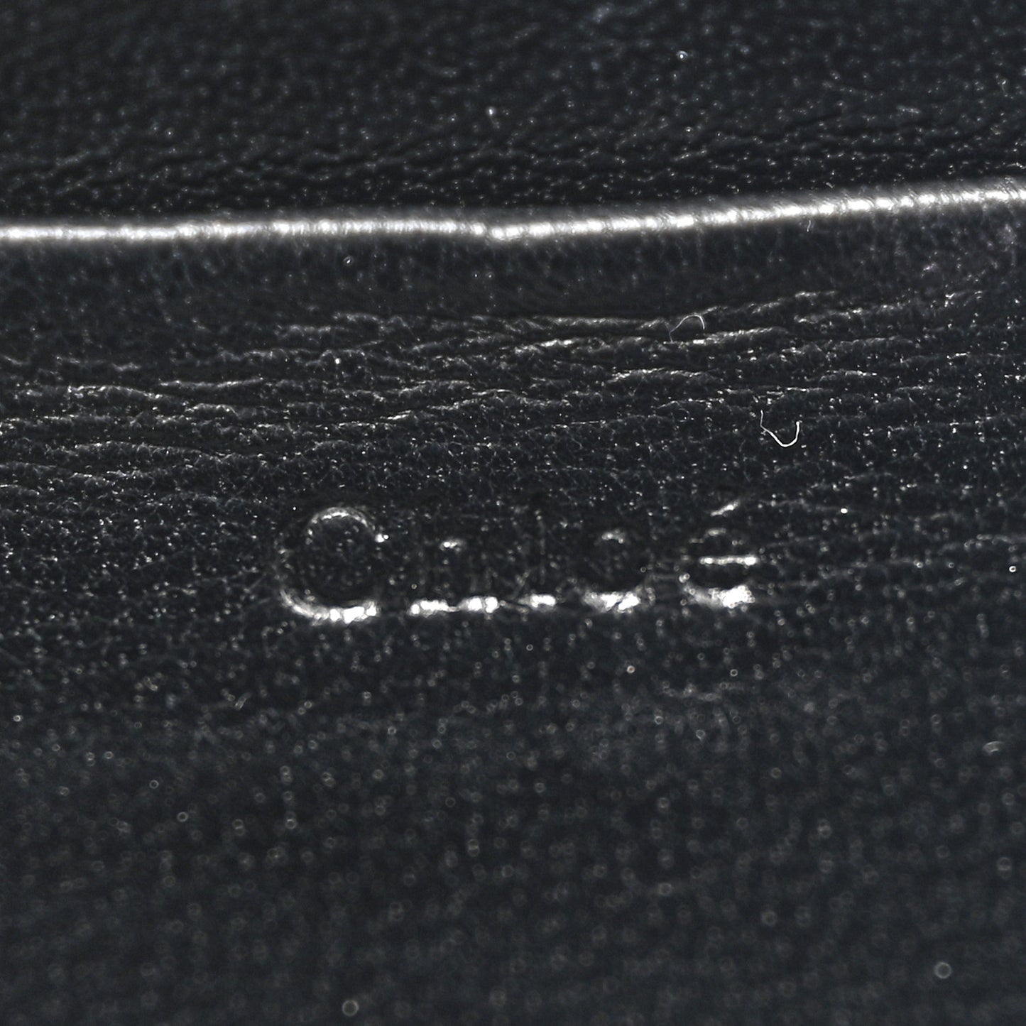 Calfskin Small Nile Bracelet Minaudiere Bag Black